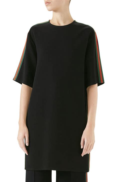 gucci side stripe dress|gucci dresses casual.